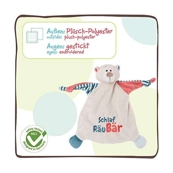 Schmusetuch – Schnuffeltuch ab 0+ Monaten – Kuscheltuch für Babys & Kleinkinder – Baby Kuscheltier / Schnuffeltuch… – Bild 5