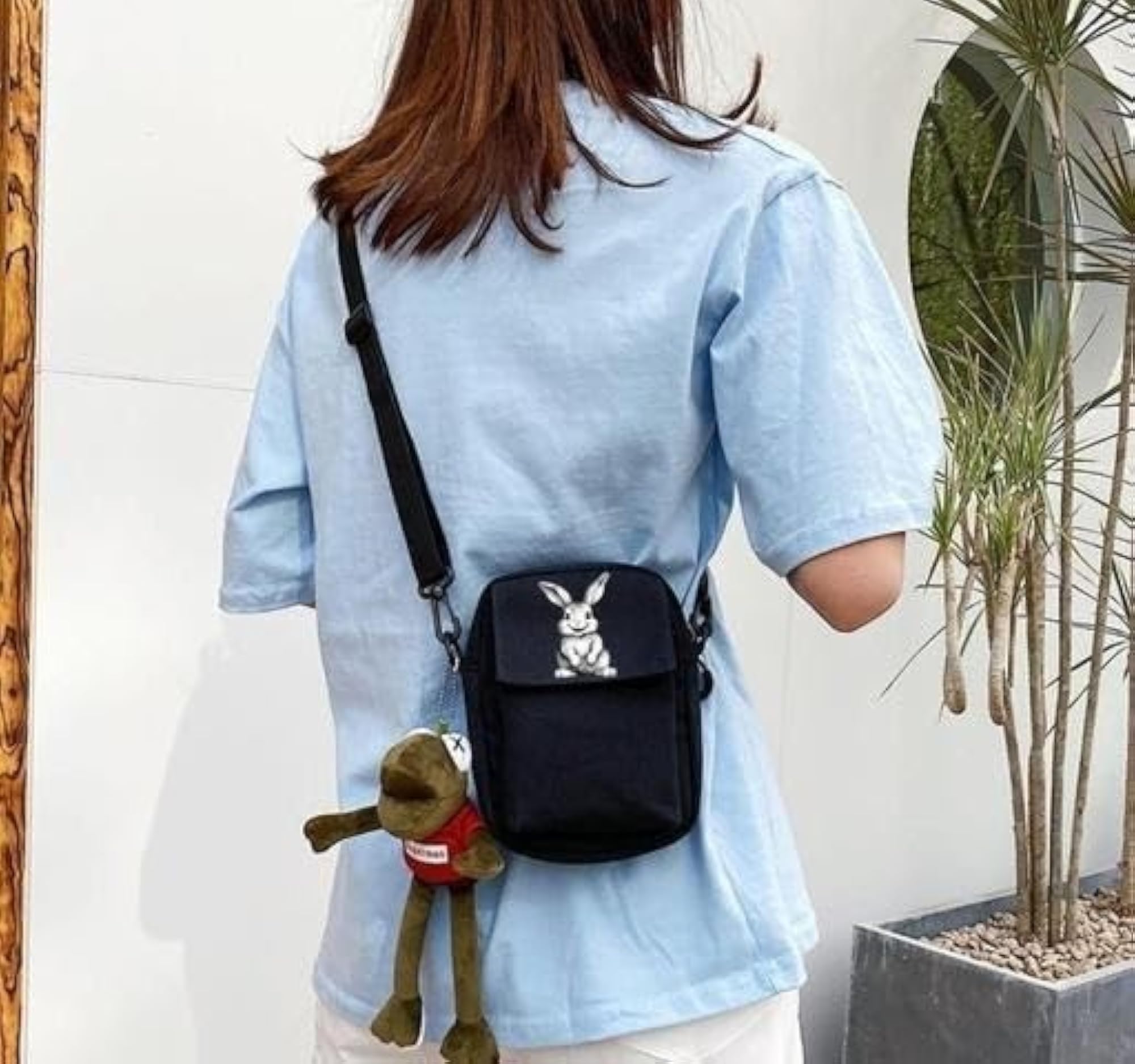 Stylish Handmade Canvas Sling Bag, Compact Crossbody Bag