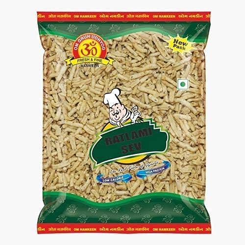 Om Namkeen Ratlami Sev | Ratlami Bhujia Sev | 200 grams (Pack of 5) (B093VGSJY7) Amazon Price History, Amazon Price Tracker