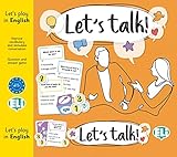 Tragbar Klett Sprachen GmbH Let\'s Talk. Gamebox: Gamebox mit 132 Karten, Farbwürfel, 60 Spielmarken und Anleitung