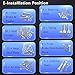 BIGLKNM 667pcs Engine Bolt Kit for Banshee 350 YFZ350 1987-2006 Stainless Steel Maintenance & Restoration OEM ATV Fasteners