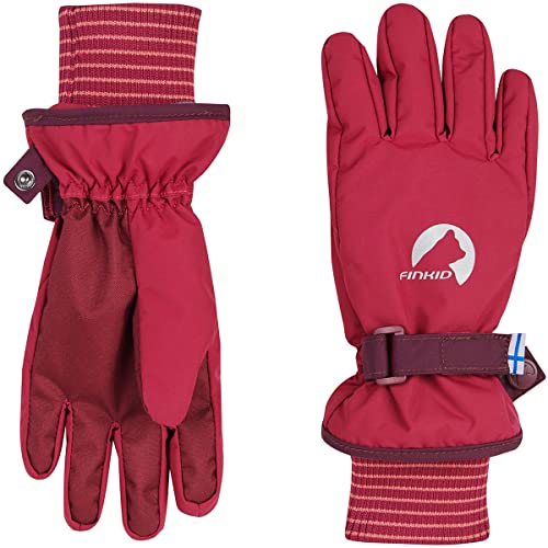 finkid - Fingerhandschuhe PIKKURILLI in beet red eggplant Gr6