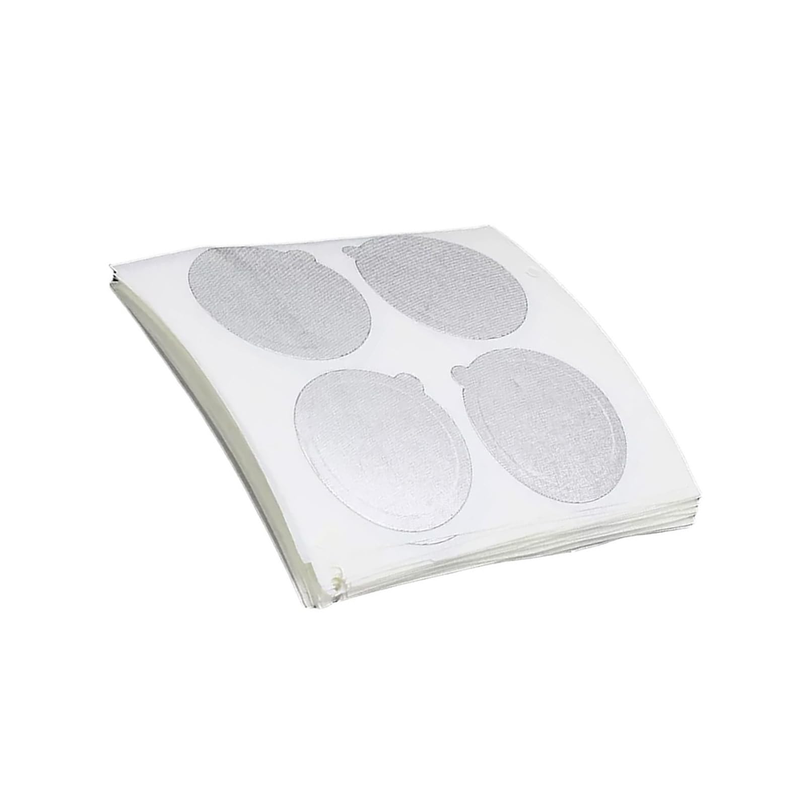 Kalttoy Of 100 Coffee Pods Stickers Pods Aluminum Seals Foil Lid Coffee Sealers for Easy Application
