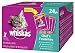 Whiskas Choice Cuts Chef'S Favorites Variety Pack Wet Cat Food, (24) 3 Oz. Pouches