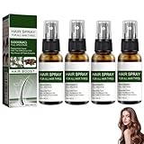 Lovilds Hair Growth Spray, Hair Growth Serum, Lovilds Haarwachstumsspray, Natürlich Haarwachstum beschleunigen - Haarwuchsmittel Frauen Männer, Pflege von dünnem,Trockenem & brüchigem Haar (4PC)