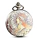 Produktbild LEYUANA Taschenuhr Frauen Männer Geschenke, Modern Painted Beauty Portrait Taschenuhren Ketten Vintage Personalized No1