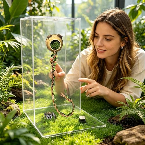 Decoración de Hábitat Arácnido para el Descanso de Arañas Saltarinas 3