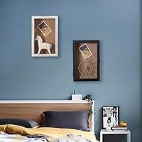 Vista 5 de Caja de sombra extra profunda de 11 x 17 pulgadas, profundidad exterior, cajas de sombra de 5 pulgadas, vitrinas para ramo de flores, fotos de boda