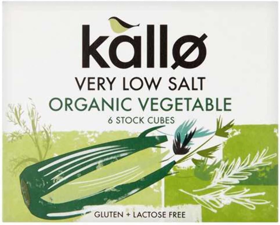 Kallo Organic Low Salt Vegetable Stock Cubes 66g