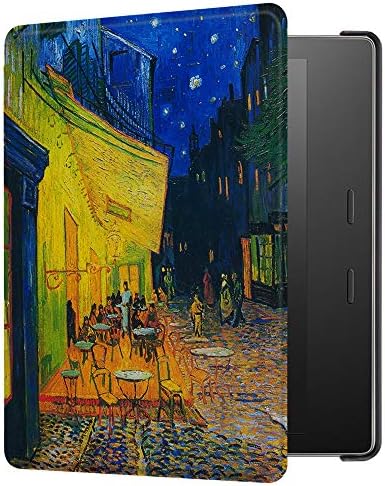 Huasiru Case for Kindle Oasis 2017/2019 (7 inches, 9th/10th Gens Only) Cover with Auto Wake/Sleep — Will not fit Kindle Paperwhite or Kindle Oasis 6 inches, Café