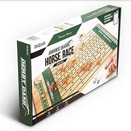 Juego de mesa Derby Dash carrera de caballos con dados y marcador miniatura 6