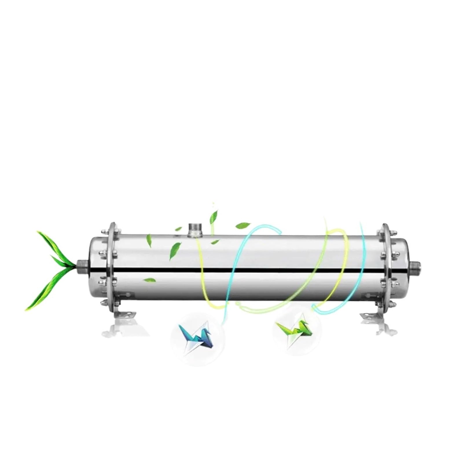 Qlnzagvfrde One Color Under Sink Water Filter, 600L/1000L 304 Stainless Steel Water Filter Pvdf Ultrafiltration Purifier Commercial Home Kitchen Drink Straight Uf Filters