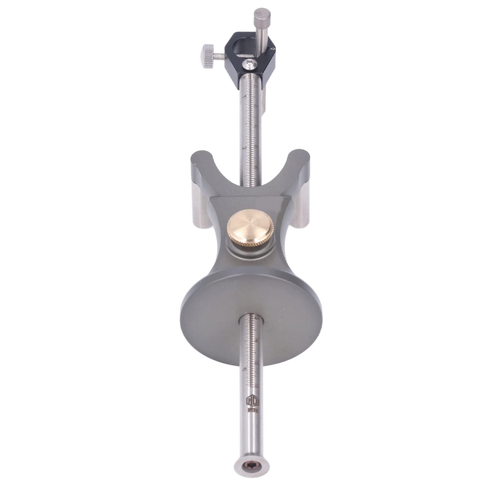 Herramienta de Trazado de Madera con Calibre de Marcado, Estructura Duradera de Aleación de Aluminio, Trazador de Doble Propósito para Carpintería y Manualidades, Ideal para Cerámica y