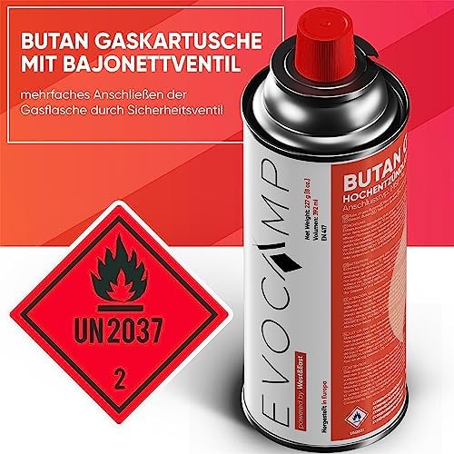WEST&EAST 1 szt. wkłady gazowe do kuchenki kempingowej, ogrzewania namiotowego, kartuszy gazowe 227 g, gazowy grill gazowy, butan wkład gazowy MSF-1a