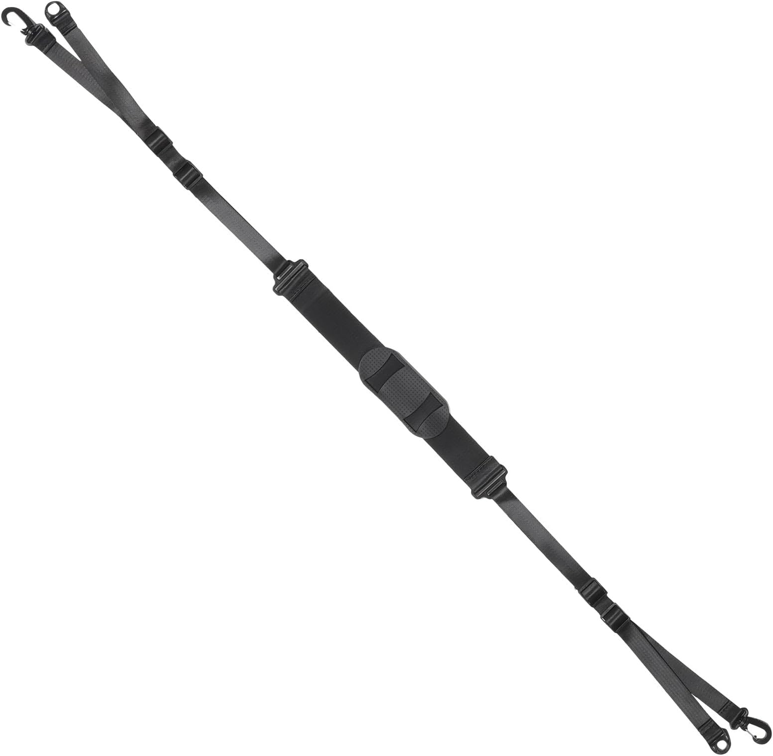 Homoyoyo Adjustable Black Scooter Carrying Strap with Non-slip Shoulder Pad for Balance Bikes and Scooters for Outdoor Activities