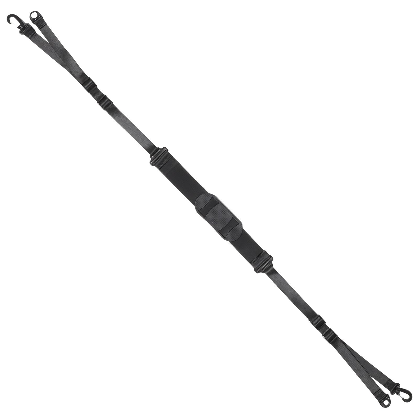 Homoyoyo Adjustable Black Scooter Carrying Strap with Non-slip Shoulder Pad for Balance Bikes and Scooters for Outdoor Activities