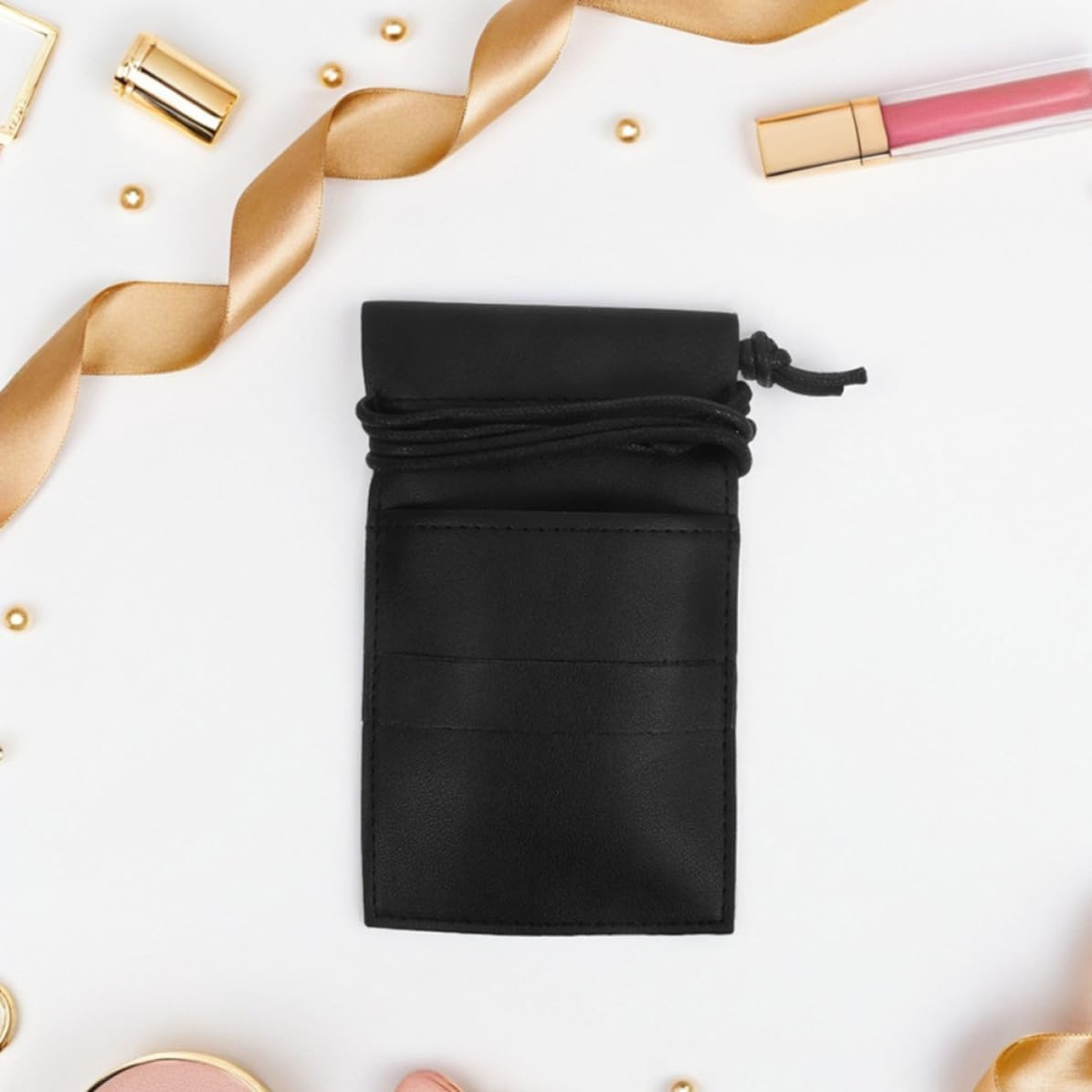 2pcs Large Capacity Hairdressing Waist Bag with Pu Material for Scissor Protection and Versatile Use, Portable Hair Stylist Tool Organizer Suitable for Salon and Personal Use