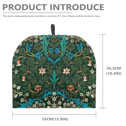 Image of Morris BlackBerry Print Large Tea Cozy for Teapot Extra Thick Tea Pot Cover Home Kitchen Decoration Insulated Teapot Cozy Dust Kitchen Accessories for Home Daily