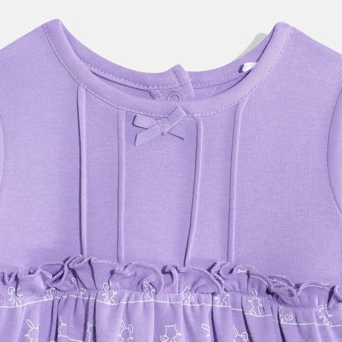 Image of Mothercare Baby Romper Short Sleeve Girls Jumpsuit Autumn Charm Pink