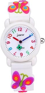 Relógio Infantil Relógio Infantil Silicone Relógio Infantil Relógio De Pulso Infantil Relógio Quartzo À Prova D'Água Branco 3D Relógio Infantil Relógio Analógico