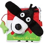 Manhattan Toy Soft Activity Book with Tethered Toy Where's The Bone?