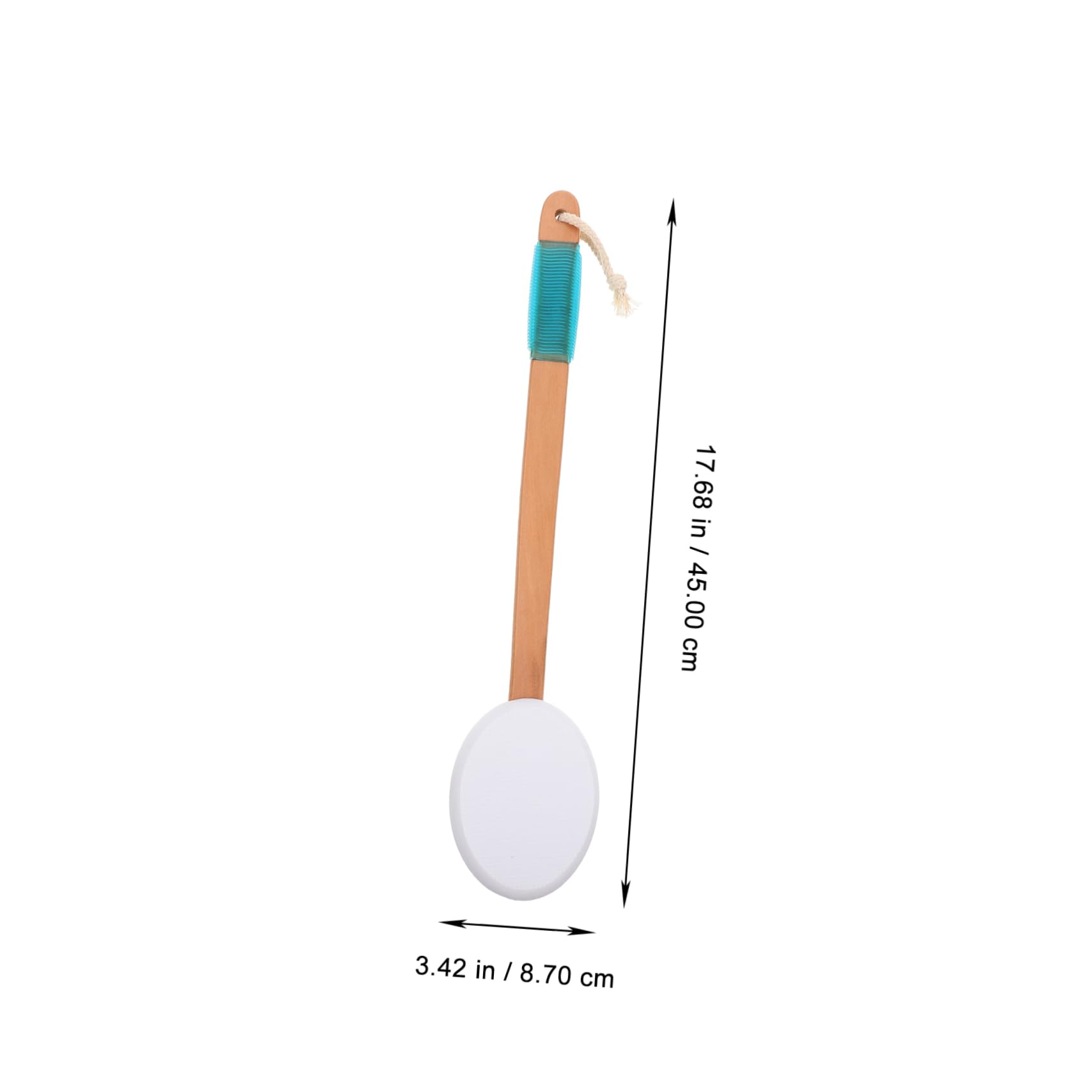 Healvian 4piezas Cepillo De Mango y Esponja Para Exfoliación De Espalda Aplicador De Protector Solar Multifuncional Para Baño y Cuidado Personal