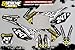 Kit adesivi opachi Honda CRF 250 450 2014 2016 ADESIVI STICKERS KLEBER AUFKLEBER