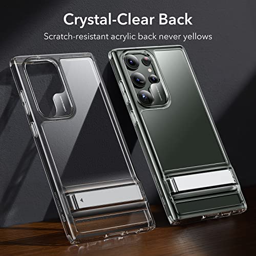 ESR for Samsung S23 Ultra Case, 3 Stand Modes, Military-Grade Drop Protection, Supports Wireless Charging, Boost Kickstand Case, Clear - Image 6