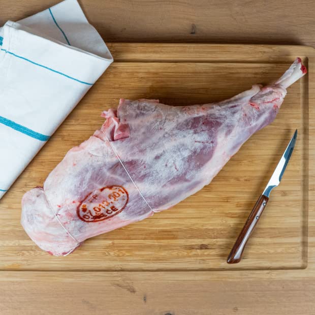 Gigot d'agneau entier de Drôme/Ardèche : La pièce de 2,5kg environ - Artisan Boucher depuis 1976 - Maison Victor - Circuit-court et Qualité