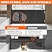 Pawtners Retractable Baby Gates Extra Wide, 41