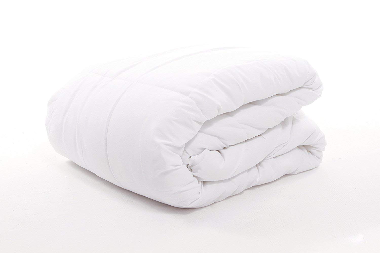 EL Lecho 1-Piece Classic Egyptian Cotton-1000TC - Super Soft -All Season-300 GSM Comforter + Free 2 Pillowcases King Size (White) 2