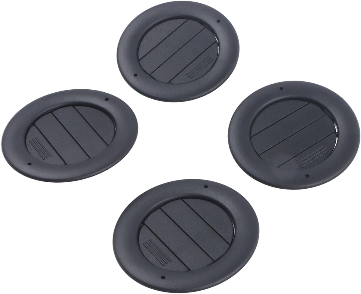 4Pcs Rear Ceiling Roof AC Air Vent 9C2Z-19893-AD 9C2Z19893AD Roof Headliner AC Heater Air Vent Louvre Replacement for Ford E-150 E-250 2009-2014 E-350 E-450 Super Duty 2009-2017