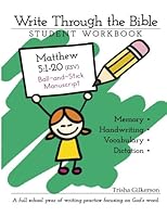 Write Through the Bible: Matthew 5:1 - 20 ESV Ball and Stick Manuscript 1502992485 Book Cover