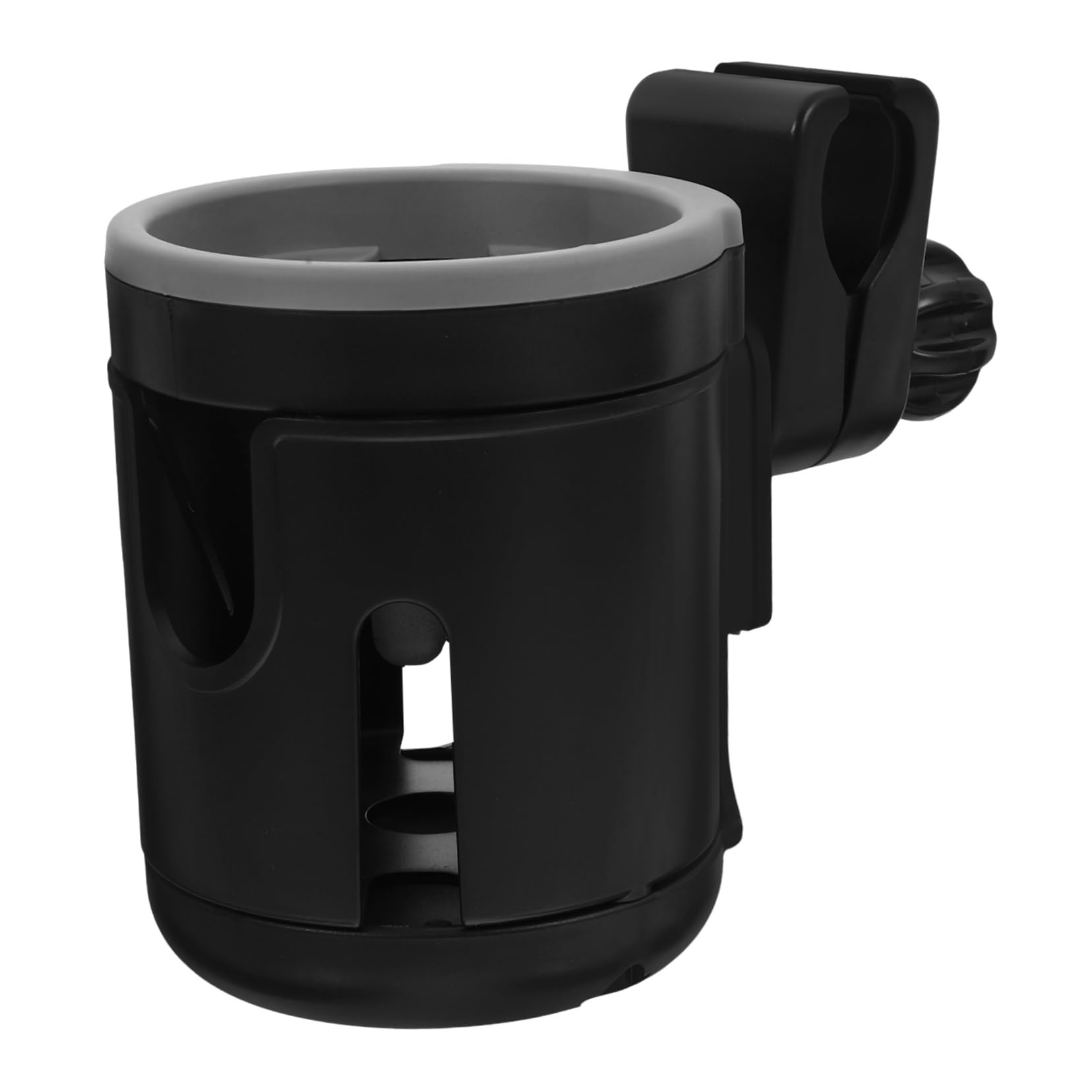 GARVALON Dual Cup Holder for Car Bike Stroller Universal Drinks Rack Stroller Cup Holder Easy Install and No Tool Required