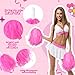 Libima 120 Pcs Pink Cheerleading Pom Poms for Sports Dance Cheer Pom Poms Cheerleader Pompoms for Football Basketball Dance Team Roosters Squads Dancing Party Stage Performance