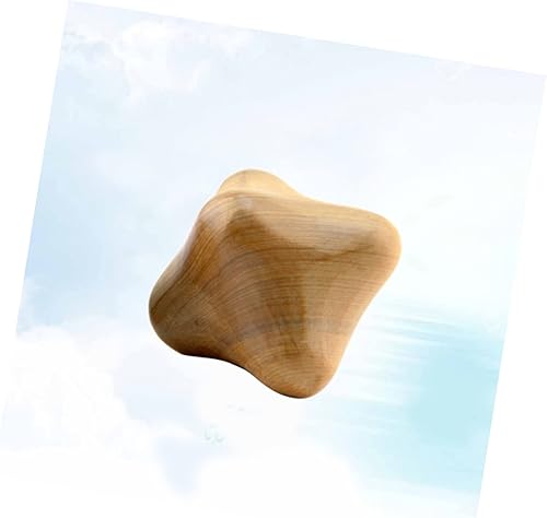 Miniatura 5 de 3 unids bolas de bola de acupresión circulación cuidado para alivio hexágono herramienta de sangre punto gatillo de mano ejercicio madera tailandés