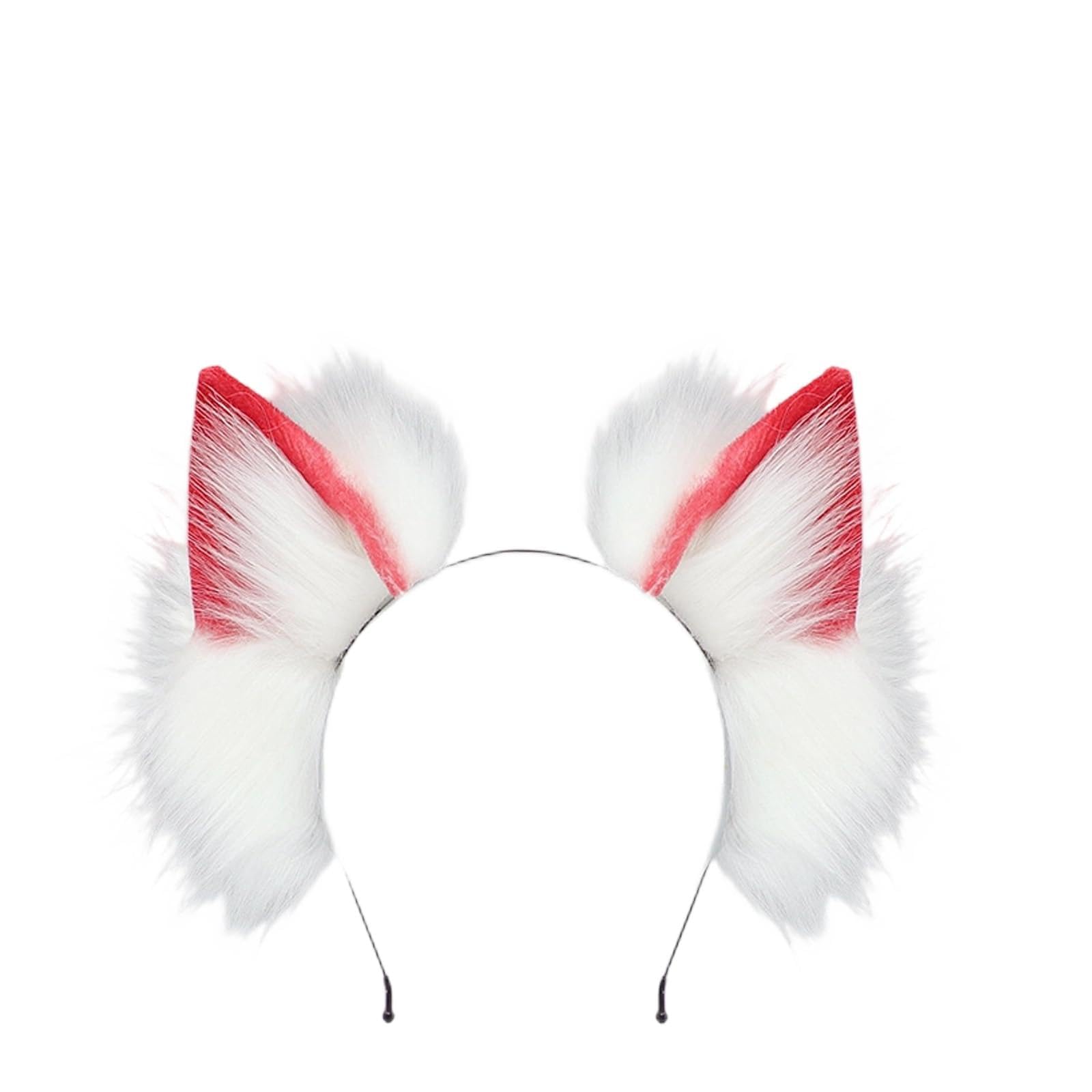 MICFENY Furry Animal Ear Hairband Hair Styling Accessory Stretchy and Bendable Headwear For Carnivals Halloween Event Gathering