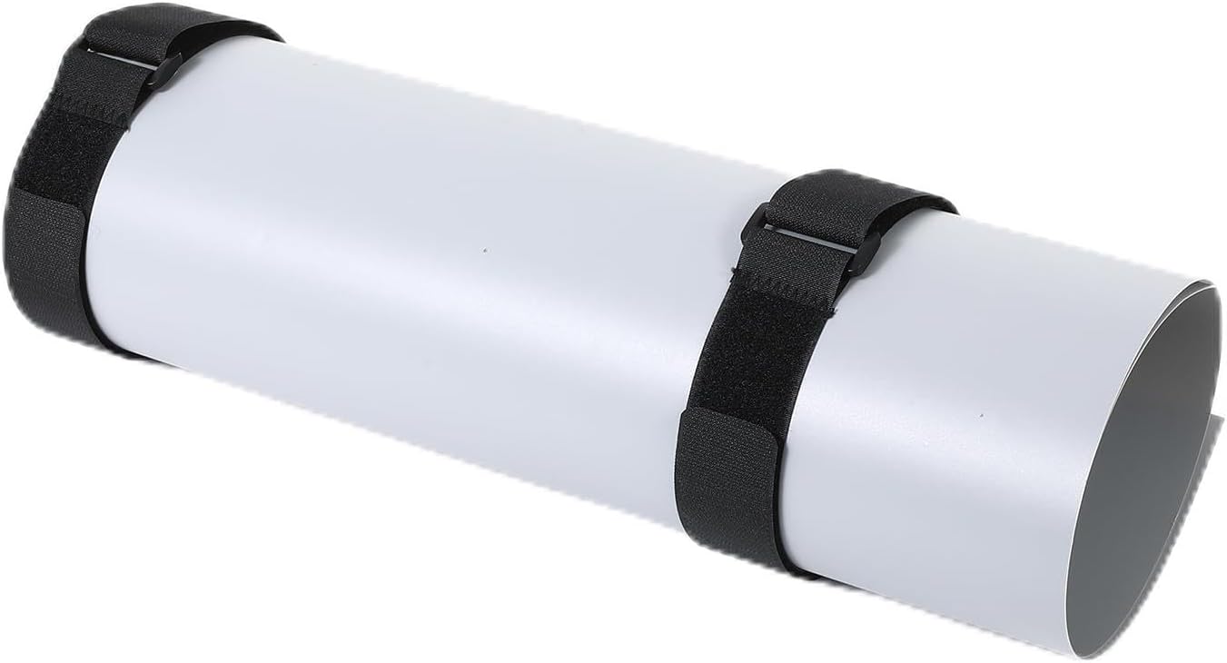 2 Pcs Yoga Mat Strap Adjustable Heavy Duty Bungee Straps Band Elastic Bungee Wrap Organizer Black Hook and Loop Storage Strap for Exercise Workout Pilates Yoga Mat Storage Gym