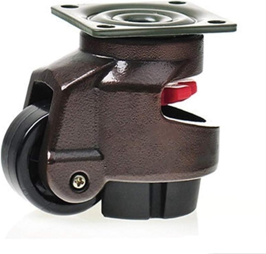 GD-40F/60F/80F Load 500KG Level Adjustment Wheel/Wheels Flat Support for Vending Machines Large Equipment Industrial Wheels Size 40F