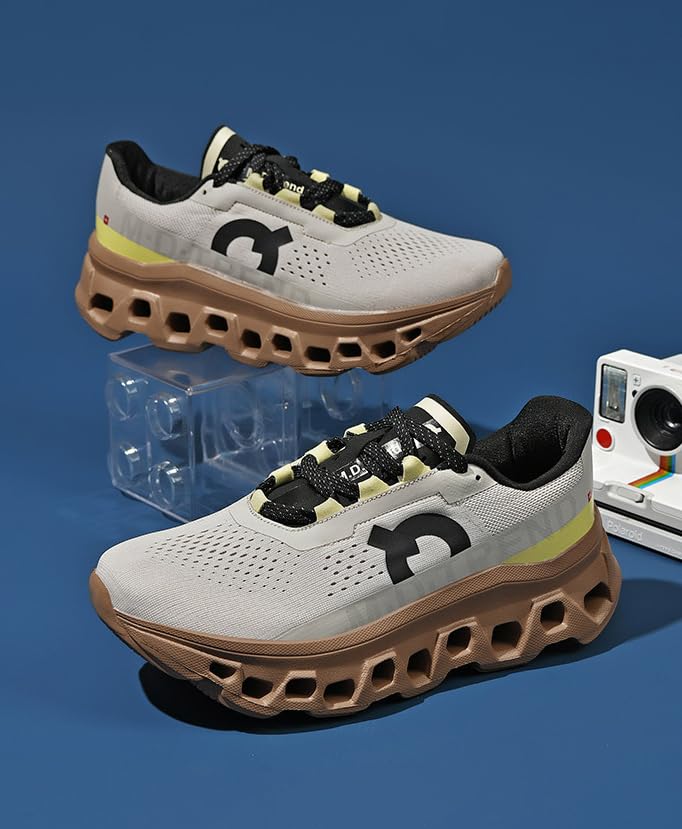 Men's Running Sneakers Shoes Comfortable Cushioned Mens Road Running Shoes, Slip on Breathable Soft Bottom Casual Athletic Shoes, Walking Tennis Jogging Workout Men Wide Trainers4