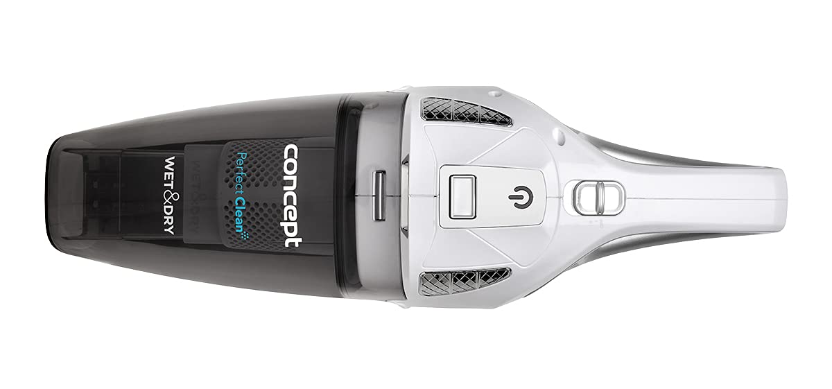 CONCEPT Hausgeräte Concept VP4370 Clean-Aspiradora de Mano (14,8 V, húmedo), Blanco
