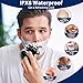 Premium 7D Head Shavers for Bald Men - 5-in-1 Detachable Electric Shaver with Floating Blades, Wet/Dry Waterproof Head Shaving Kit with USB Charging for Ultra-Smooth Shaving Experience