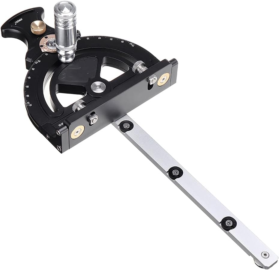 JSEIAJB Miter Gauge 0-70 ° Woodworking Table Saw Handle 70 ° Assembly Angle Ruler Multipurpose Woodworking Tools Home
