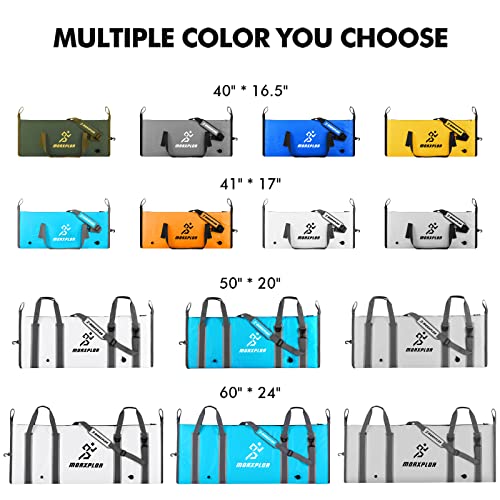 Morxplor Insulated Fish Cooler Bag For Fishing 41X17In 50X20In 60X24In,Insulated Fish Kill Bag With Easy Grip Carry Handles And Carry Pack,Large Leakproof Fish Bag Cooler #TOP1
