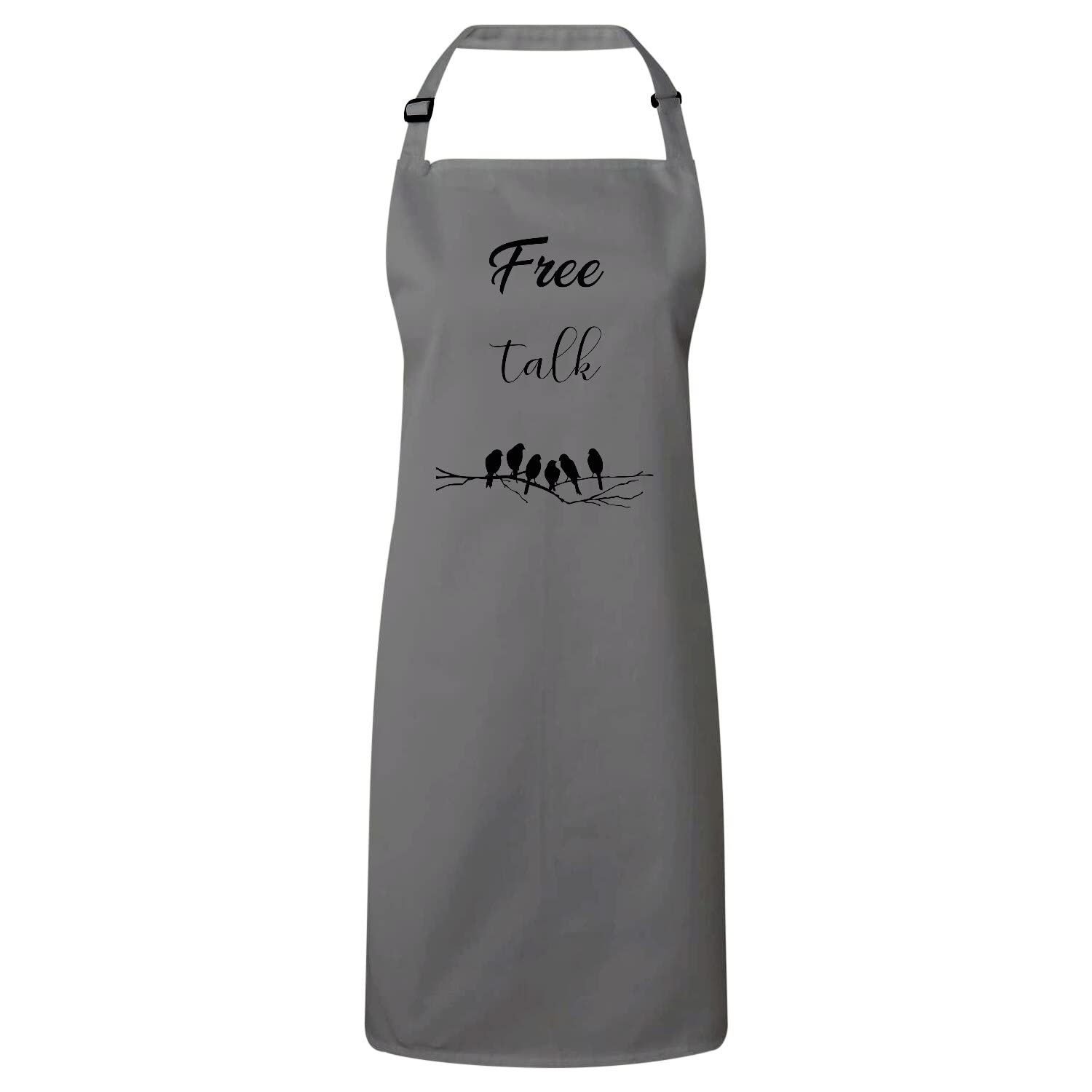 Tablier cuisine gris oiseaux branche protection vêtement cuisson - 4