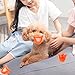 INOOMP Mouth Shaped Dog Plaything Squeaky Toy for Dogs Interactive Chew Toy Red Lips Sounding Puppy for Exercise and Play