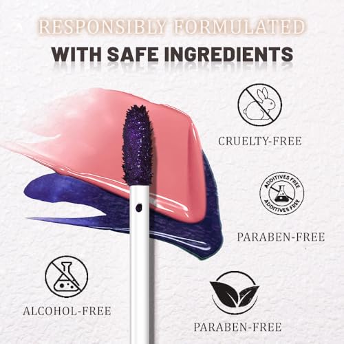 Image of evpct Warm Rose Peel Off Lip Stain Tints with Tweezer, Matte Lipstick Lip Stain Gloss Long Lasting Waterproof for Women, Non-stick Cup Lipstick Peel Off High Pigmented 24 Hrs Original Lips Stains, 01