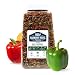 Harmony House Foods Dried Mixed Red & Green Bell Peppers, diced (12 oz, Quart Size Jar) for Cooking, Camping, Emergency Supply, and More