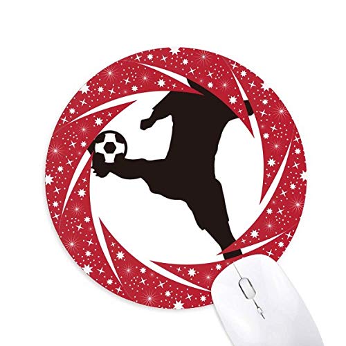 ���邢�ԐF�̃T�b�J�[�E�X�|�[�c �~�`����S���̐Ԃ̃z�C�[���p�b�h