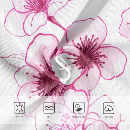 Cotton Girls Underwear Toddlers Blossom Flowers Pink Cute Panties Girl Artistic Briefs Undies Kids 2t3